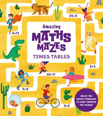 Book cover for Amazing Maths Mazes: Times Tables