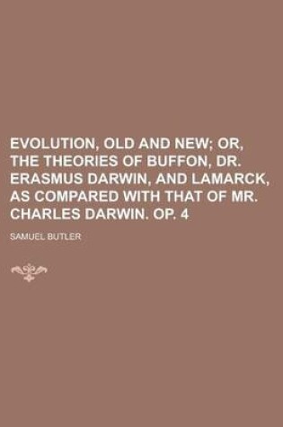 Cover of Evolution, Old and New (1882)