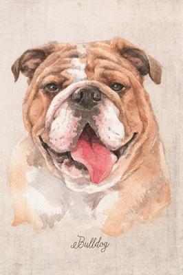 Book cover for Bulldog Portrait Notebook