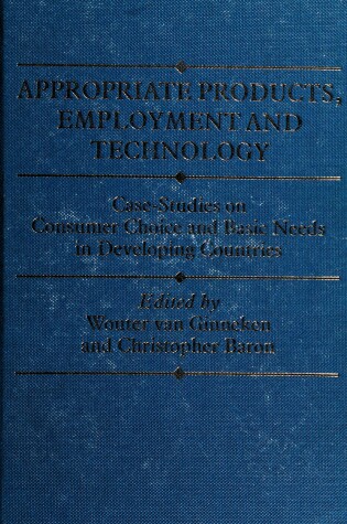 Cover of Appropriate Products, Employment and Technology