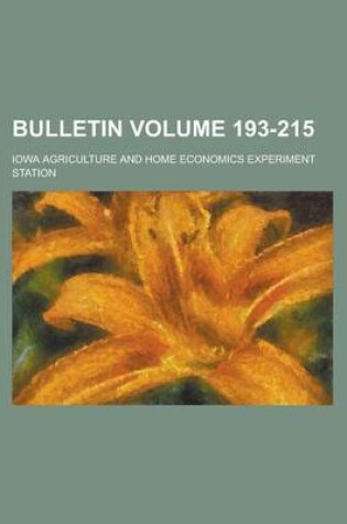 Cover of Bulletin Volume 193-215