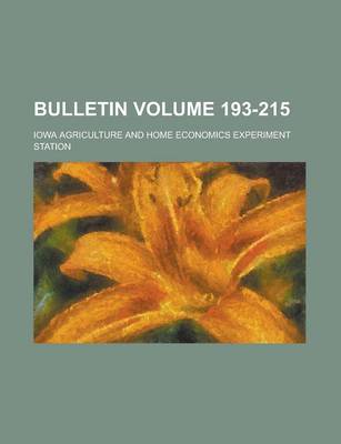 Book cover for Bulletin Volume 193-215