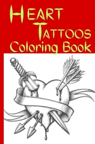 Cover of Heart Tattoos Coloring Book