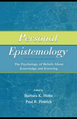 Book cover for Personal Epistemology