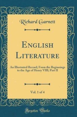Cover of English Literature, Vol. 1 of 4