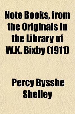 Book cover for Note Books, from the Originals in the Library of W.K. Bixby (Volume 2); Deciphered, Transcribed, and Edited