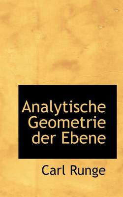 Book cover for Analytische Geometrie Der Ebene