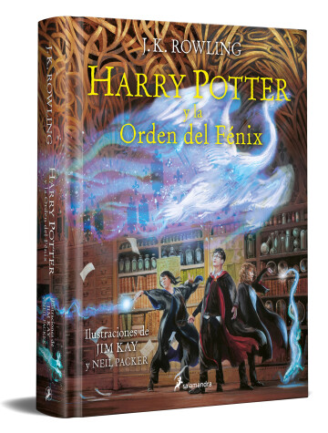 Book cover for Harry Potter y la orden del Fénix (Ed. Ilustrada) / Harry Potter and the Order o f the Phoenix: The Illustrated Edition