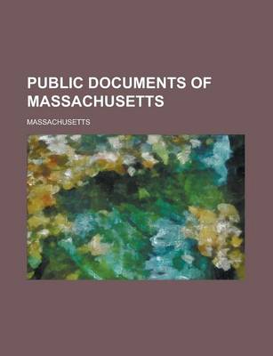 Book cover for Public Documents of Massachusetts