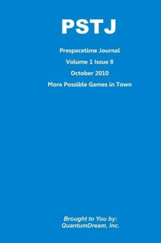 Cover of Prespacetime Journal Volume 1 Issue 8