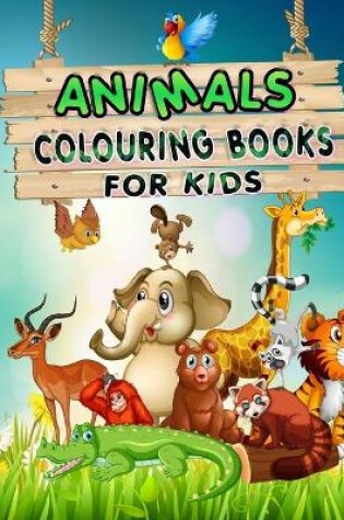 Cover of Animal Colouring Book For Kids