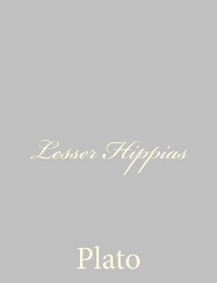 Book cover for Lesser Hippias