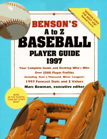 Cover of A to Z Baseball Player Guide, 1997