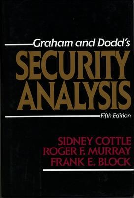 Book cover for Security Analysis: Fifth Edition