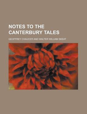 Book cover for Notes to the Canterbury Tales