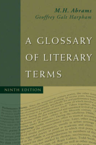 Cover of A Glossary of Literary Terms