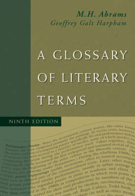 Book cover for A Glossary of Literary Terms