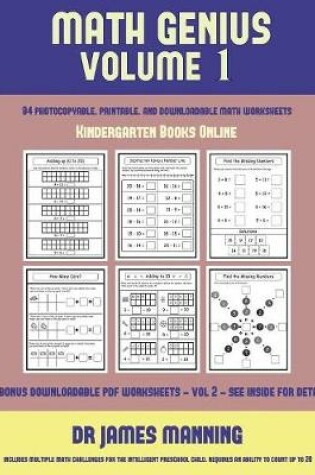 Cover of Kindergarten Books Online (Math Genius Vol 1)