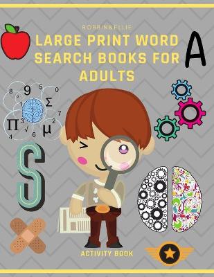 Book cover for Large Print Word Search Books for Adults