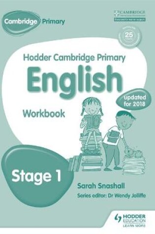 Cover of Hodder Cambridge Primary English: Work Book Stage 1