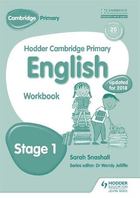 Cover of Hodder Cambridge Primary English: Work Book Stage 1