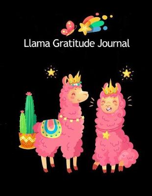 Book cover for Llama Gratitude Journal