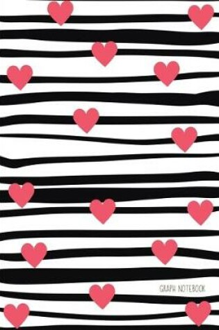 Cover of Hearts And Stripes Graph Notebook