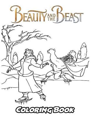 Book cover for Beauty and The Beast Coloring Book