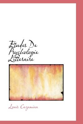 Book cover for Etudes de Psychologie Litteraire