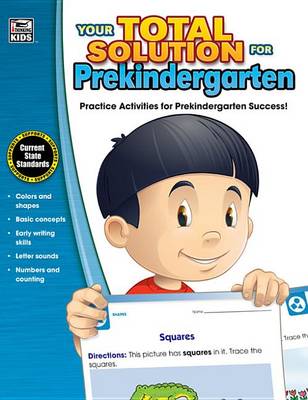 Book cover for Your Total Solution for Prekindergarten Workbook