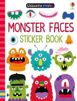 Book cover for Monster Faces Sticker Book
