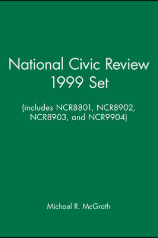 Cover of National Civic Review 1999 Set (Includes Volume 88, Issues 1-4)