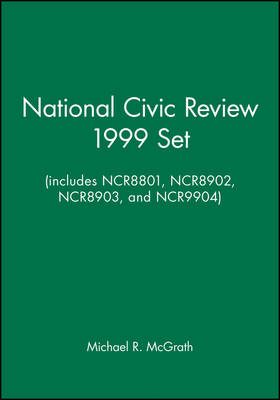 Book cover for National Civic Review 1999 Set (Includes Volume 88, Issues 1-4)