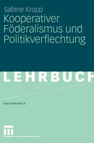 Cover of Kooperativer Foederalismus Und Politikverflechtung