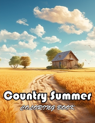 Book cover for Country Summer Coloring Book