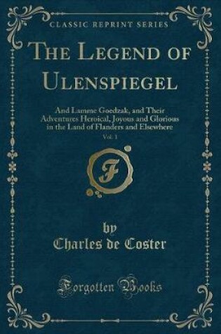 Cover of The Legend of Ulenspiegel, Vol. 1