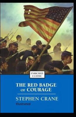 Book cover for The Red Badge of Courage Illustrated