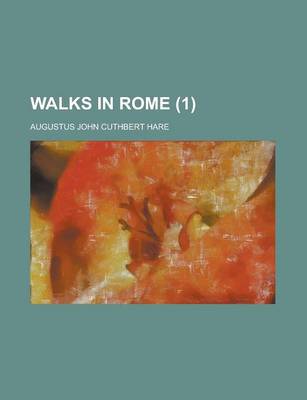 Book cover for Walks in Rome (1 )