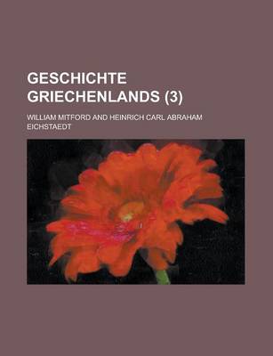 Book cover for Geschichte Griechenlands (3 )