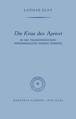 Cover of Die Krise Des Apriori