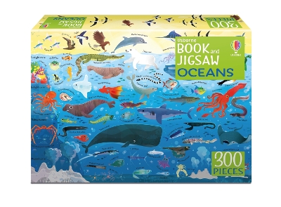 Cover of Book and Jigsaw Oceans