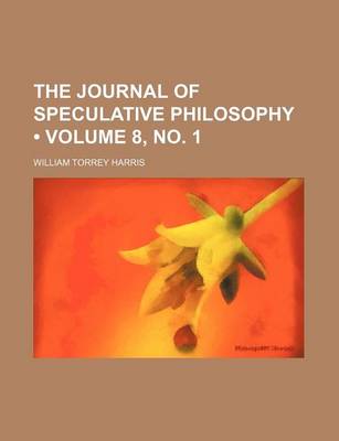 Cover of The Journal of Speculative Philosophy