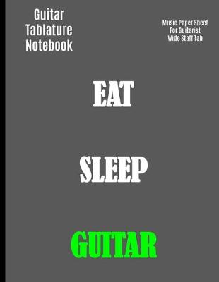 Book cover for Guitar Tablature Notebook