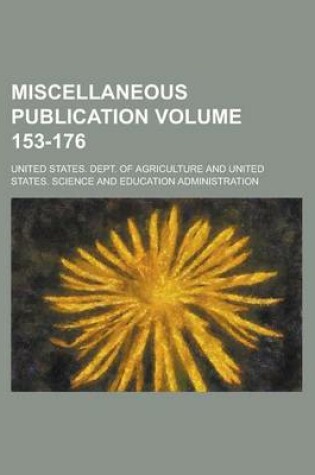 Cover of Miscellaneous Publication Volume 153-176