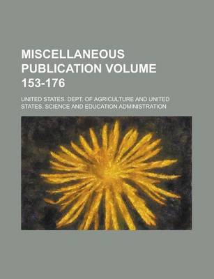 Book cover for Miscellaneous Publication Volume 153-176