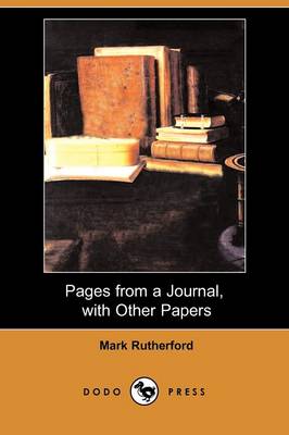 Book cover for Pages from a Journal, with Other Papers (Dodo Press)