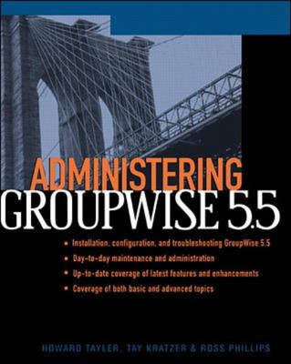 Book cover for Administering GroupWise