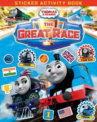 Book cover for Thomas & Friends: The Great Race Movie Sticker Book