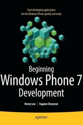 Cover of Beginning Windows Phone 7 Development