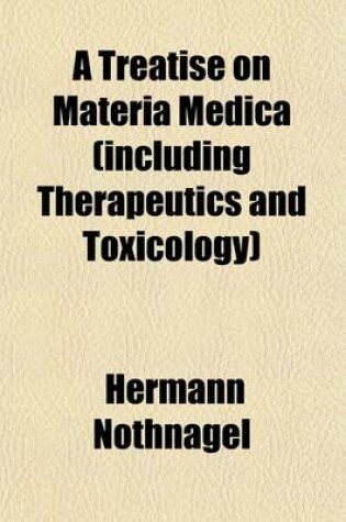 Cover of A Treatise on Materia Medica (Volume 1)